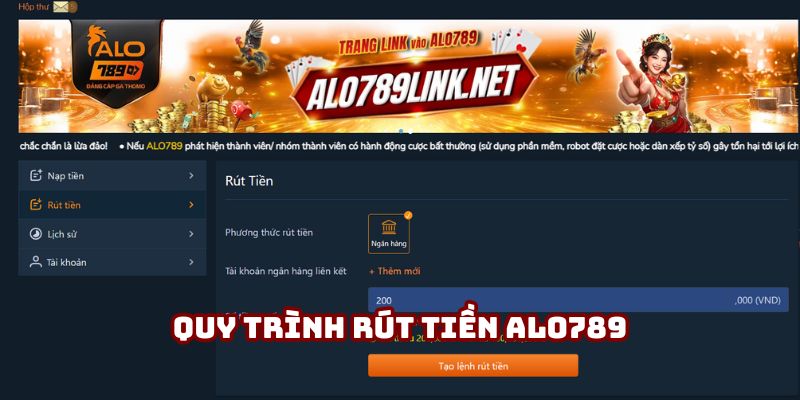 Các bước thực hiện chính trong giao dịch rút vốn